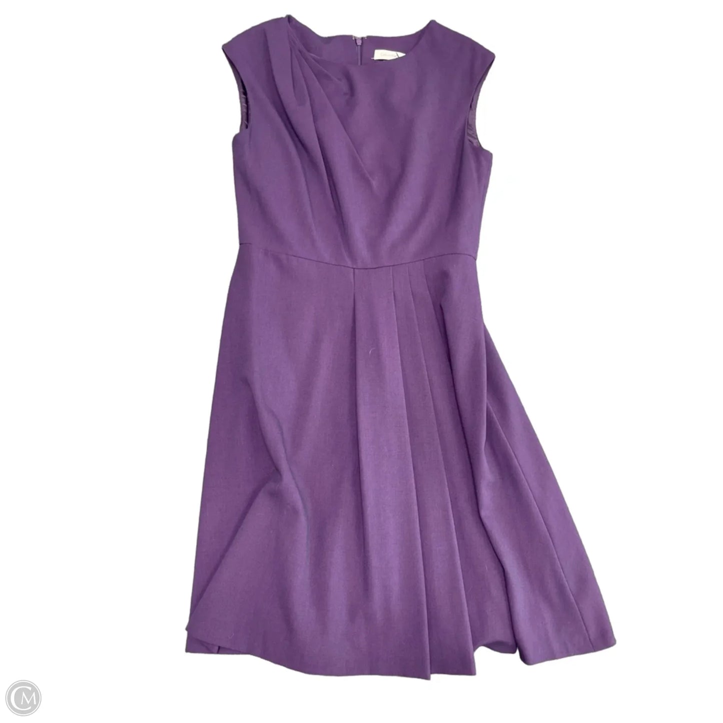 Dress Work By Calvin Klein In Purple, Size: 6