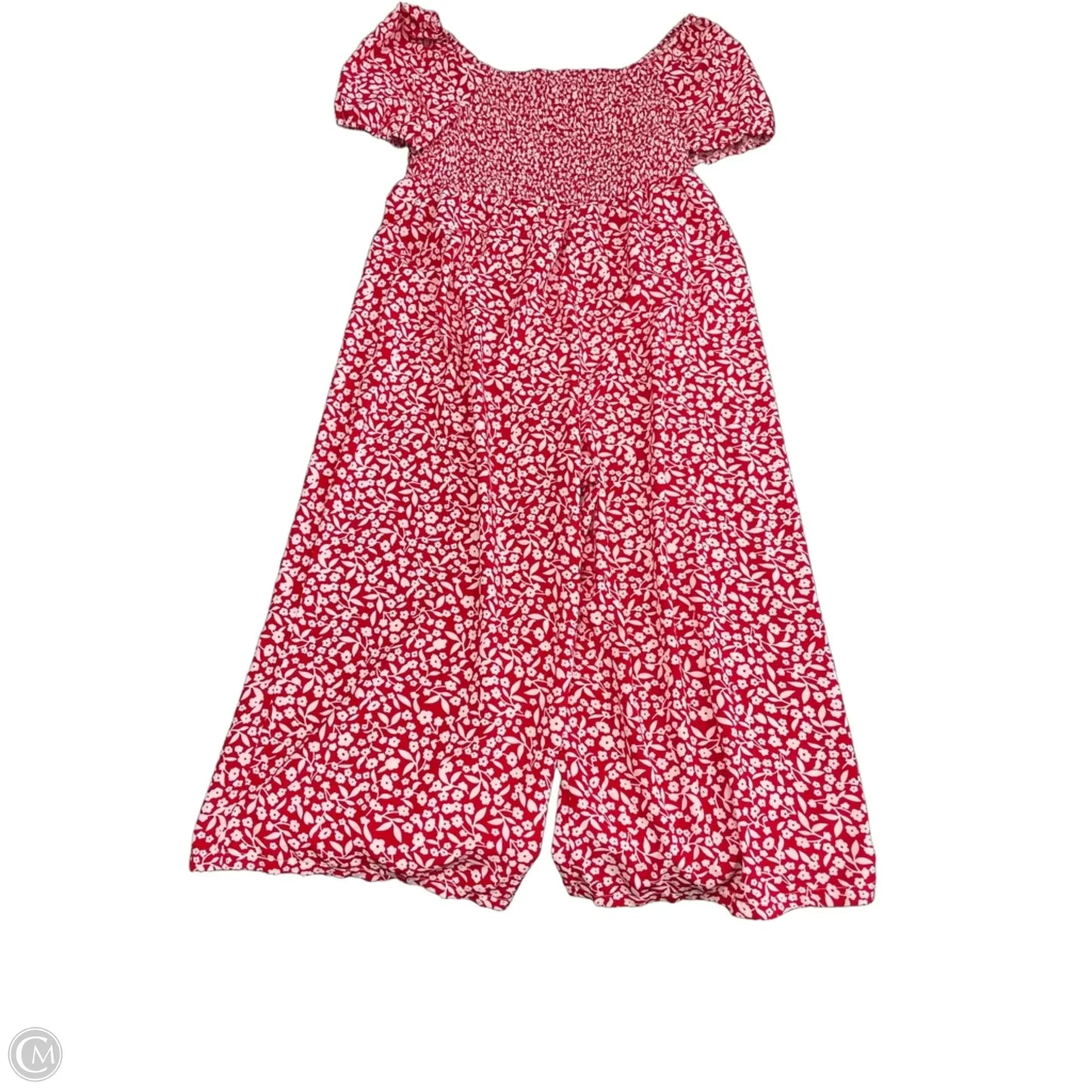 Jumpsuit By Shein In Red & White, Size: 3x