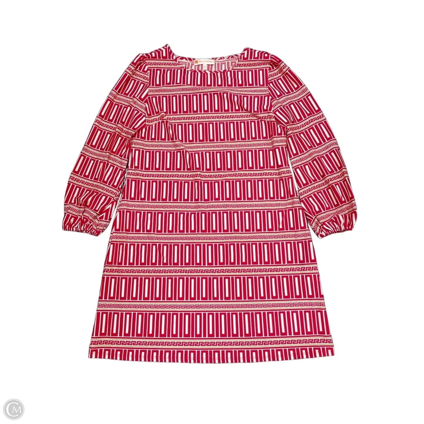 Dress Casual Short By Jude Connally In Red & White, Size: L