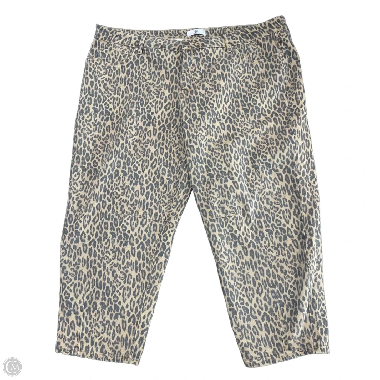 Jeans Straight By Cmc In Animal Print, Size: 20