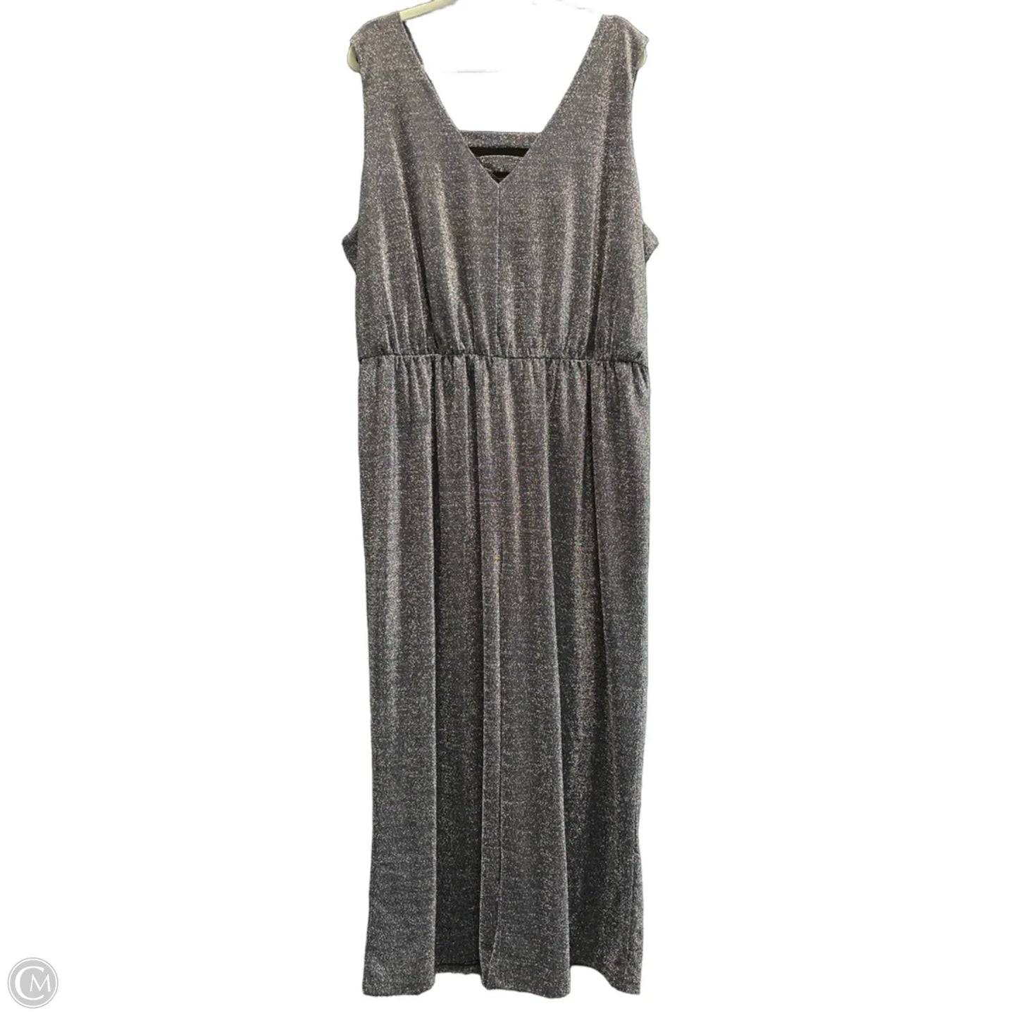 Jumpsuit By Maurices In Black & Silver, Size: 2x