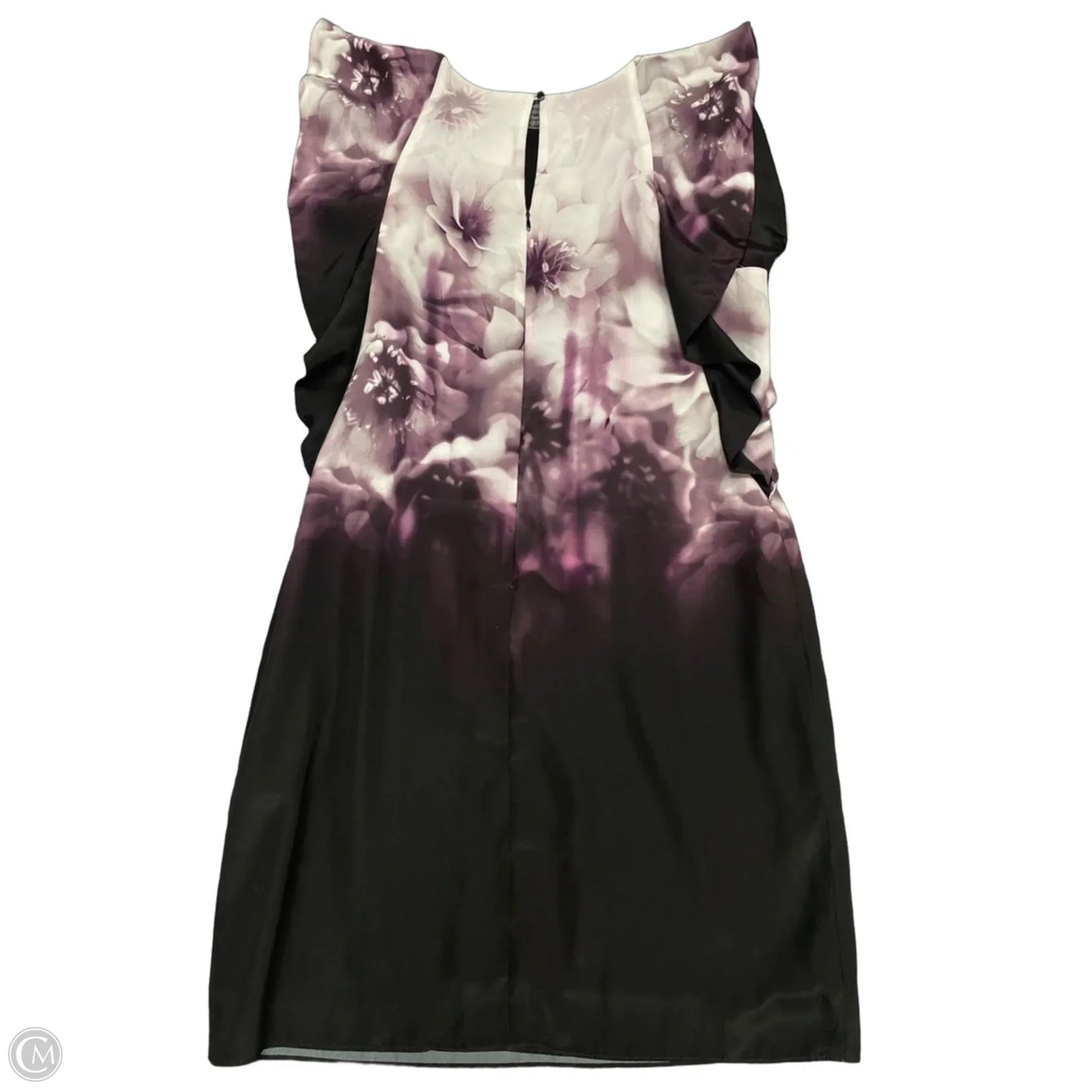 Dress Casual Short By Antonio Melani In Black & Purple, Size: 10