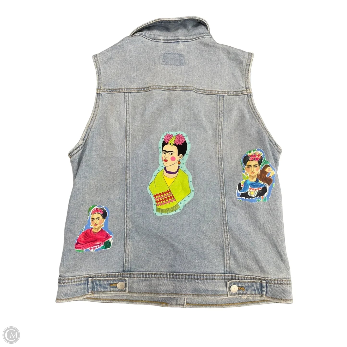 Vest Other By Universal Thread In Blue Denim, Size: M