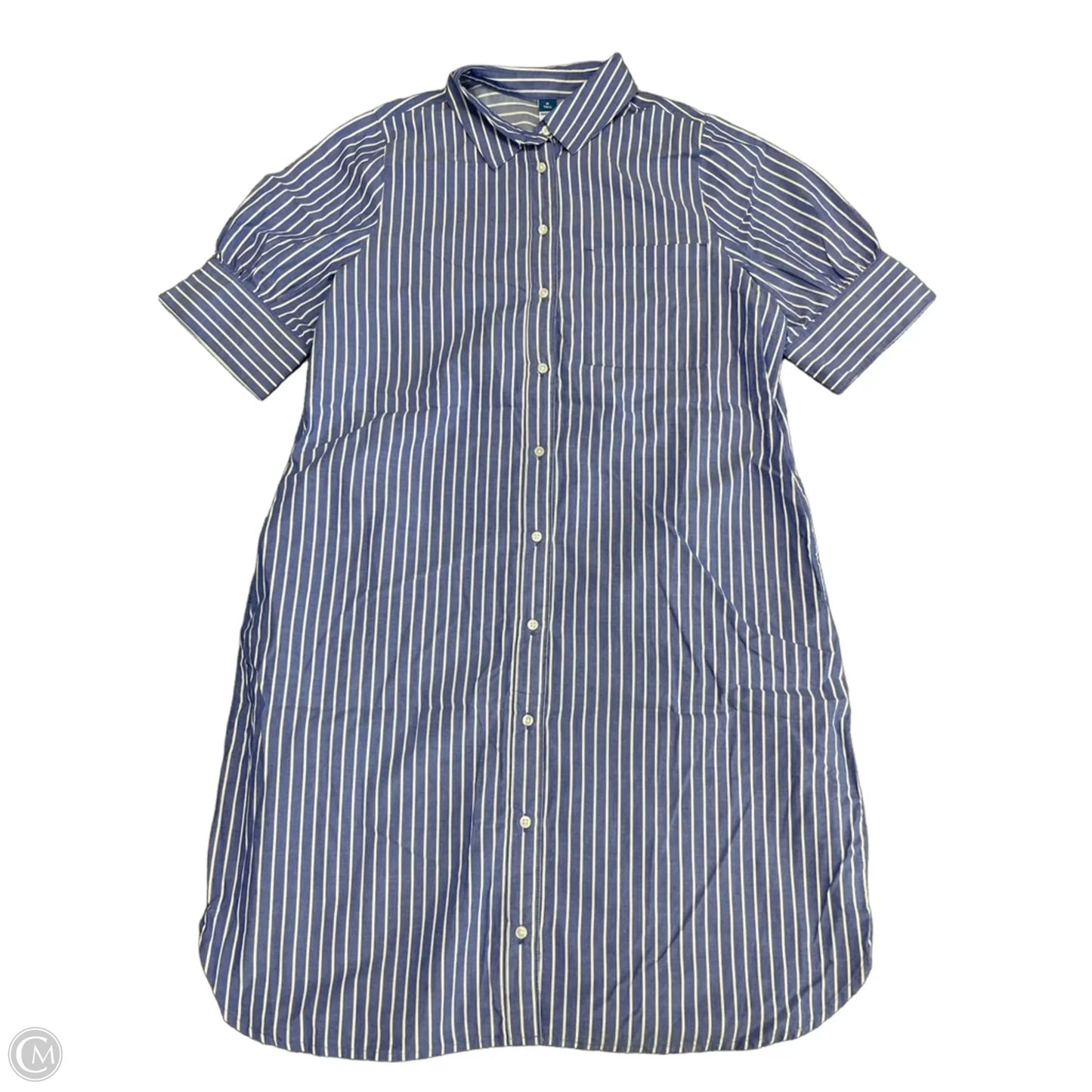 Dress Casual Short By Old Navy In Blue & White, Size: M