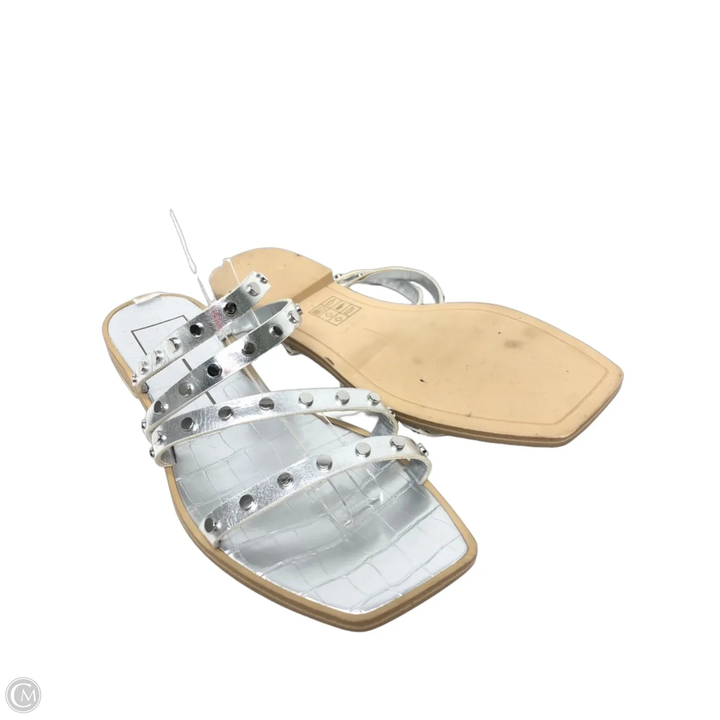 Sandals Flats By Dolce Vita In Silver, Size: 7.5