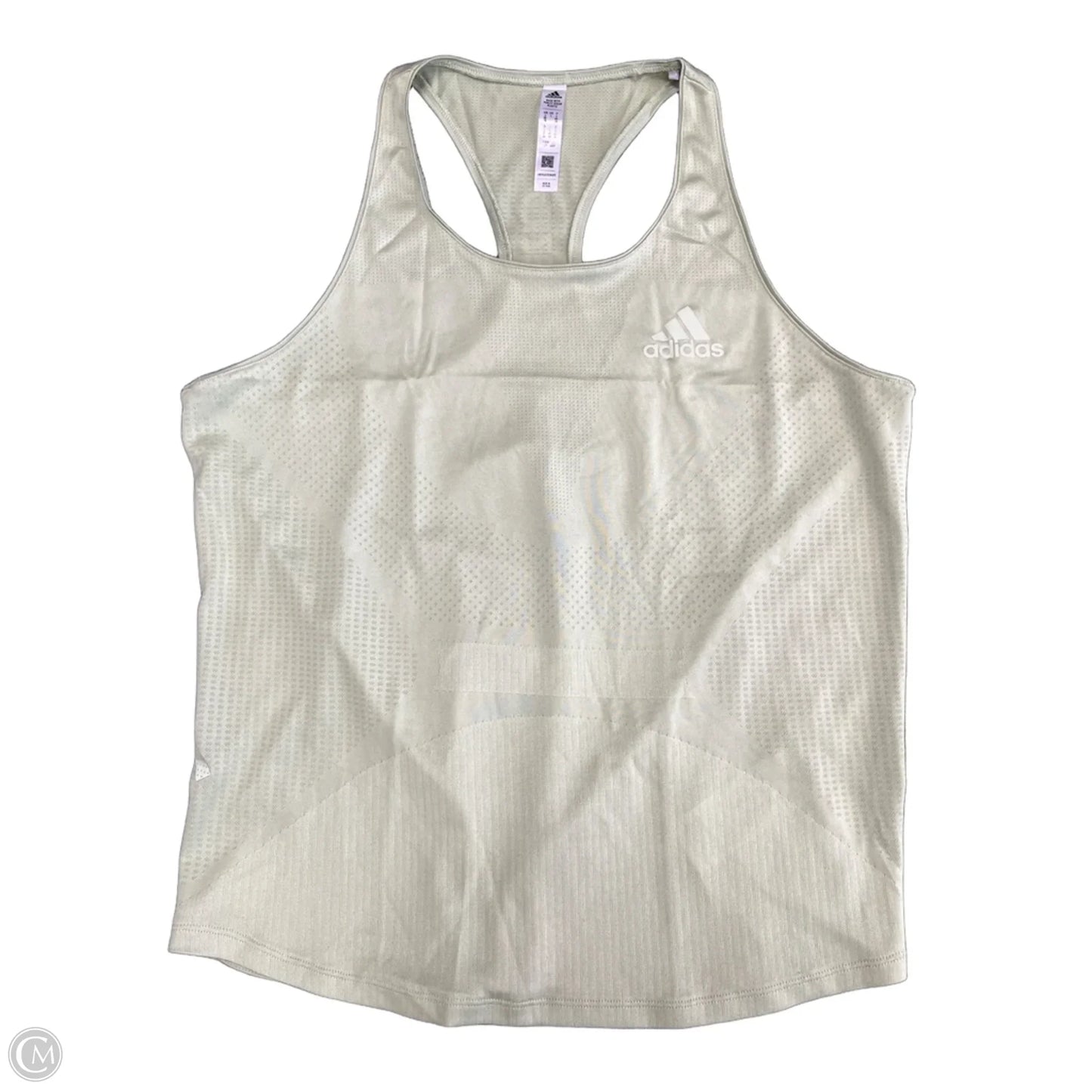 Athletic Tank Top By Adidas In Green, Size: L