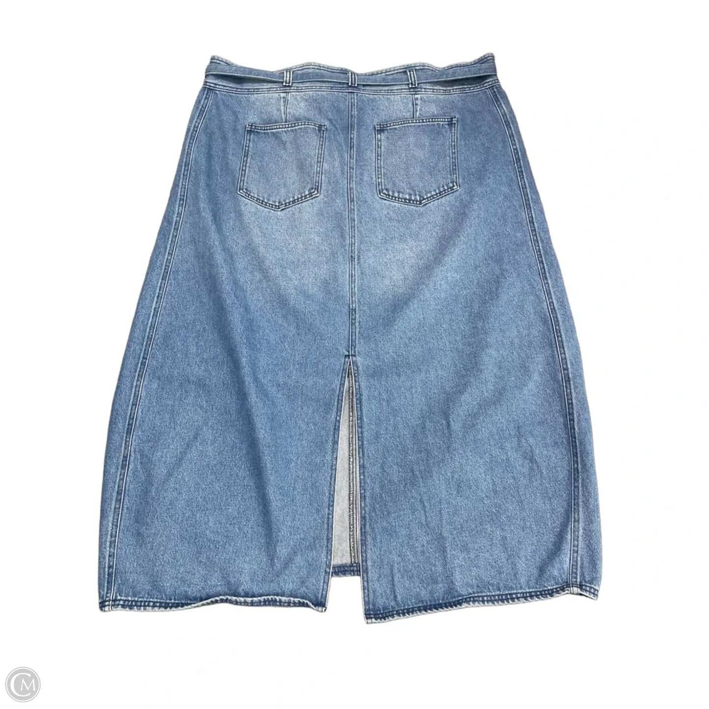 Skirt Midi By Pilcro In Blue Denim, Size: 20