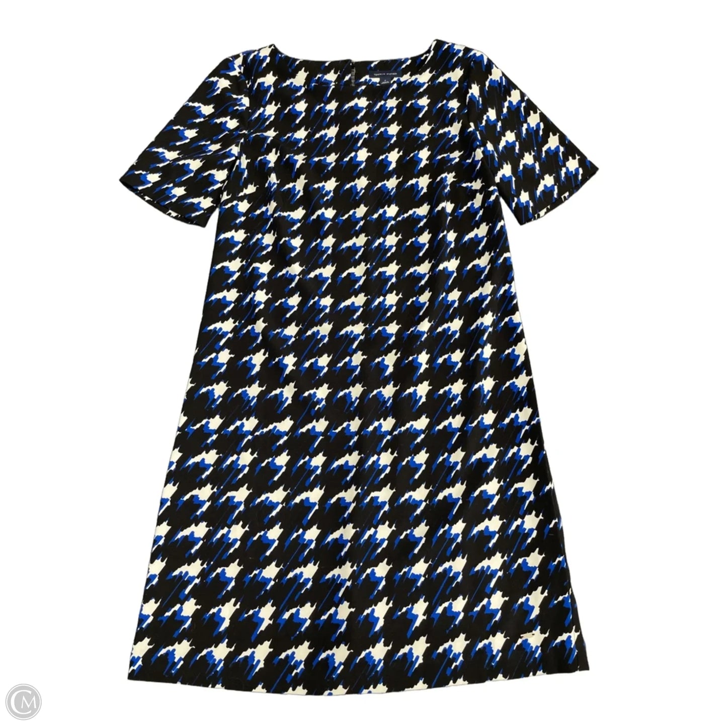 Dress Casual Short By Tommy Hilfiger In Black & Blue, Size: 0