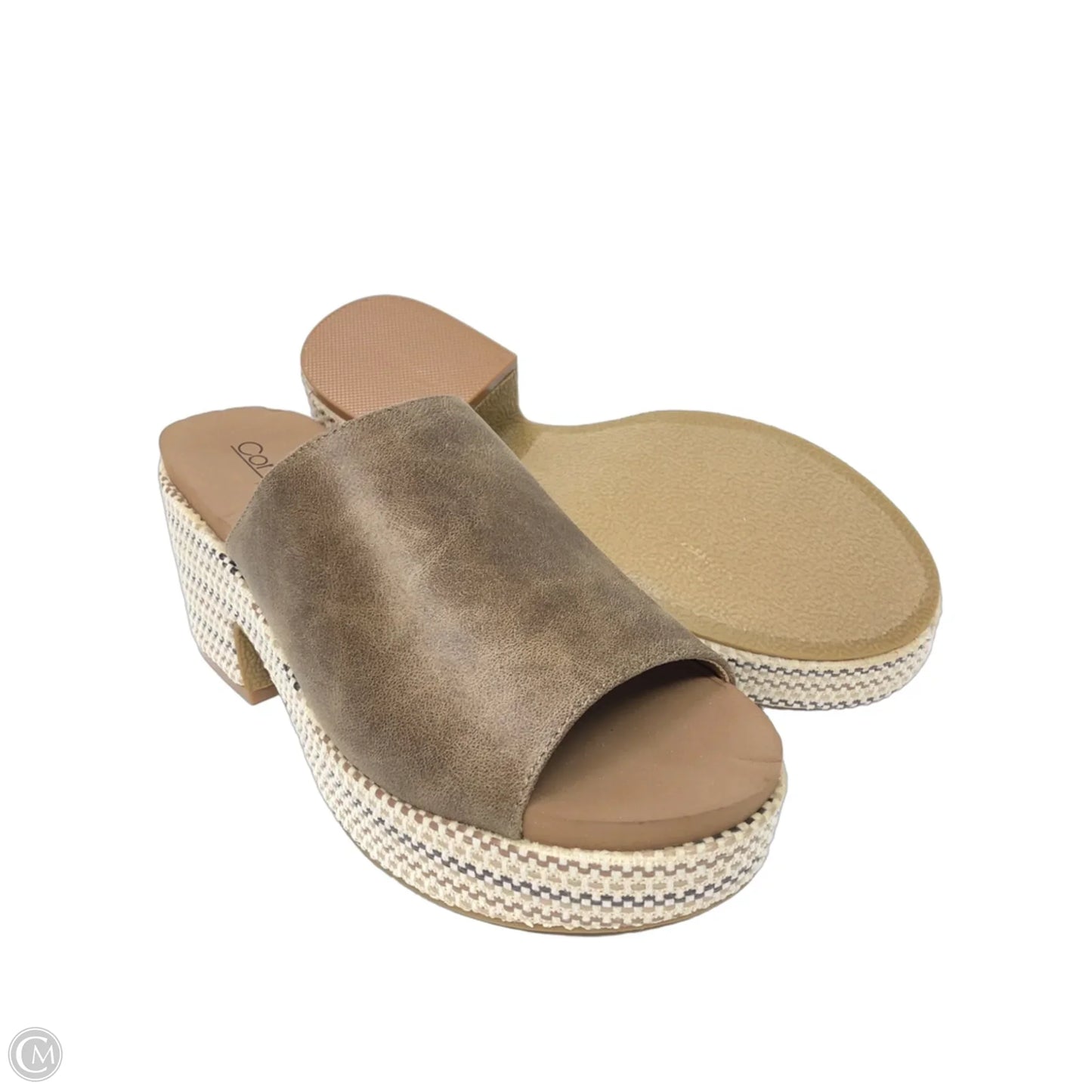 Sandals Heels Wedge By Corkys In Brown, Size: 9