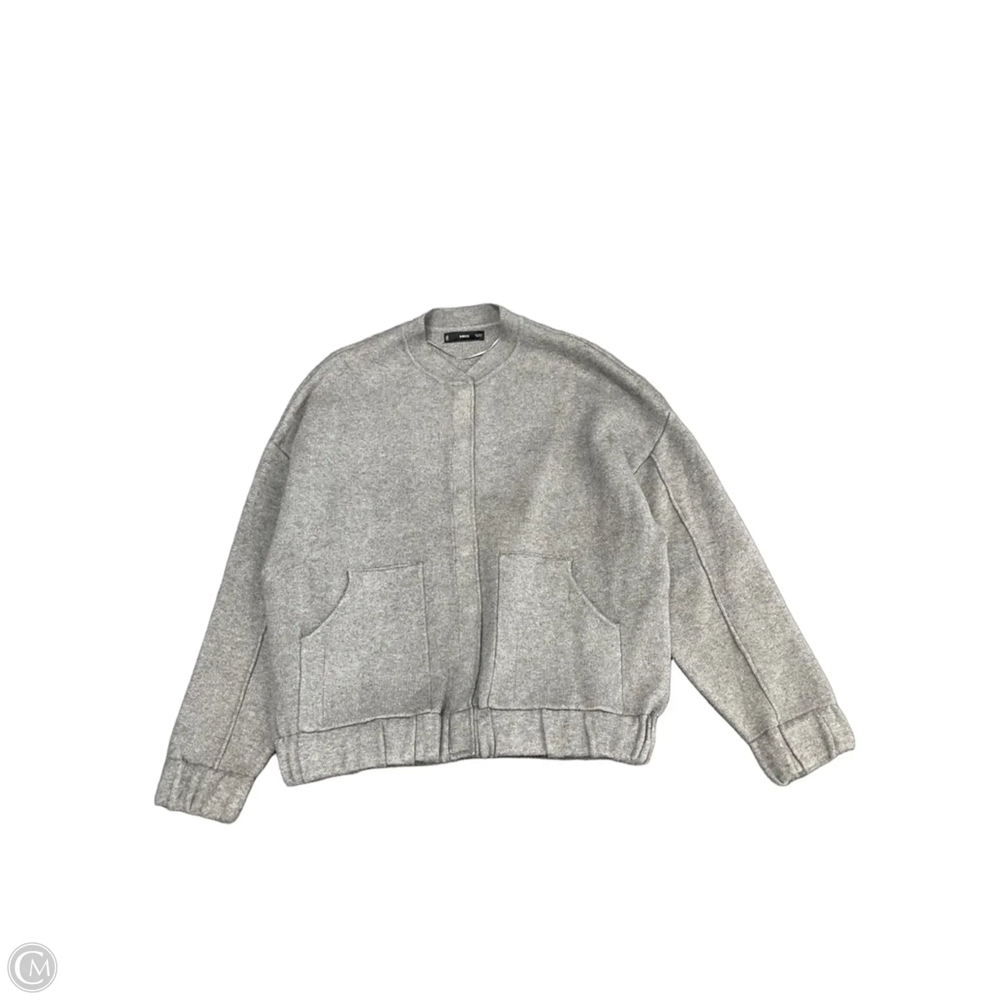 Jacket Shirt By Mng In Grey, Size: M