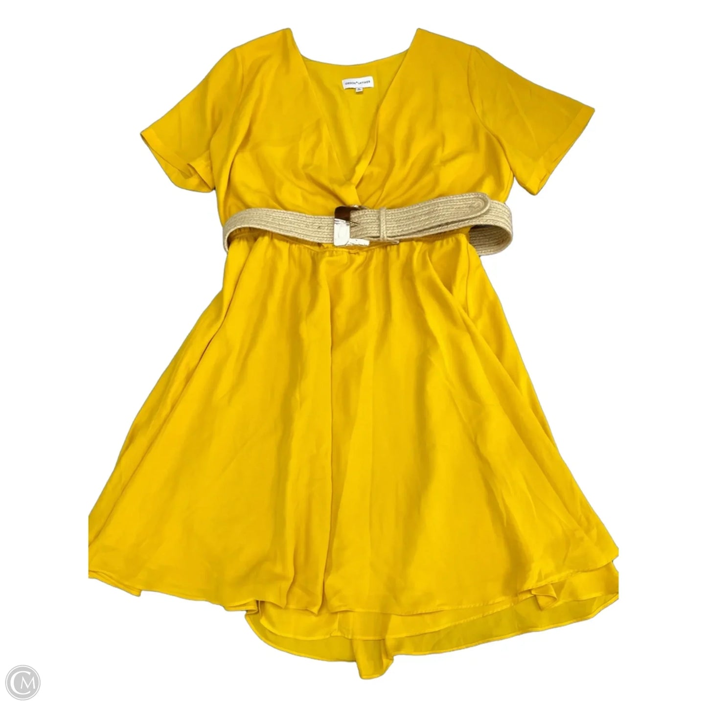 Dress Casual Short By Gibson And Latimer In Yellow, Size: Xl