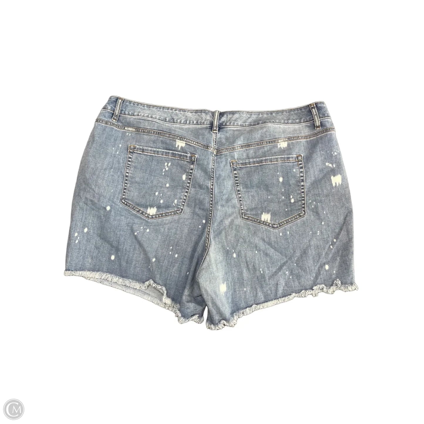 Shorts By Lane Bryant In Blue Denim, Size: 20