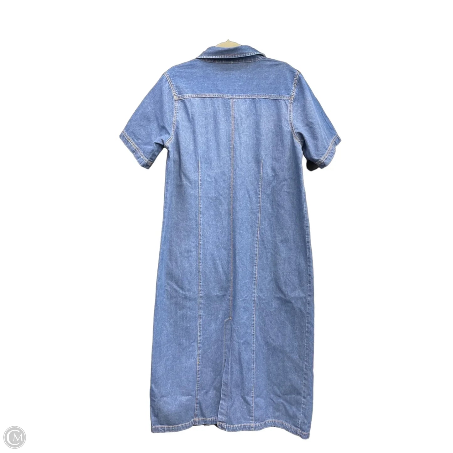 Dress Casual Midi By Carolina Blues In Blue Denim, Size: 16