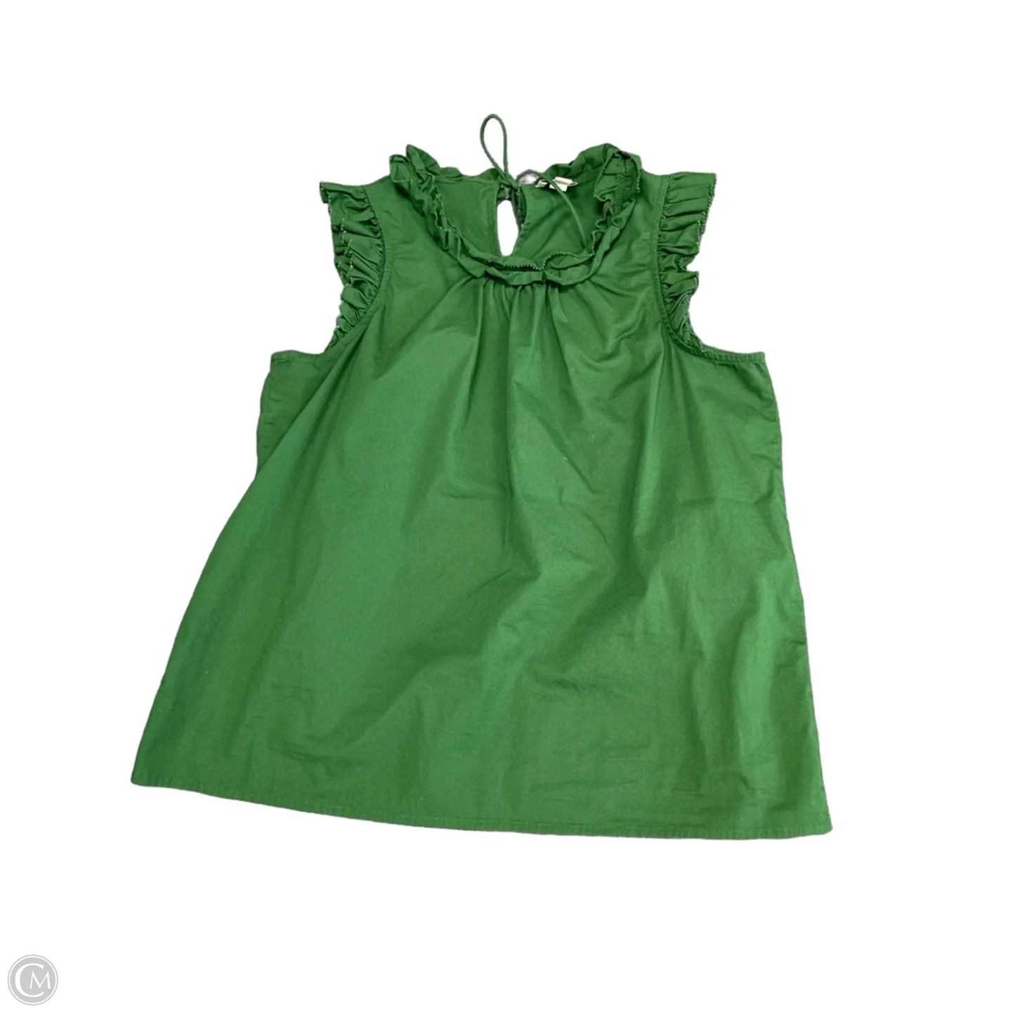 Top Sleeveless By J. Crew In Green, Size: M