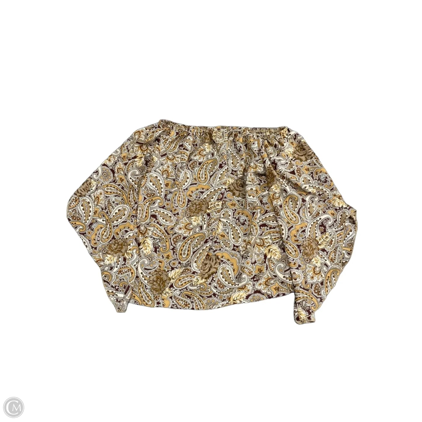 Top Short Sleeve By Shein In Brown, Size: 4