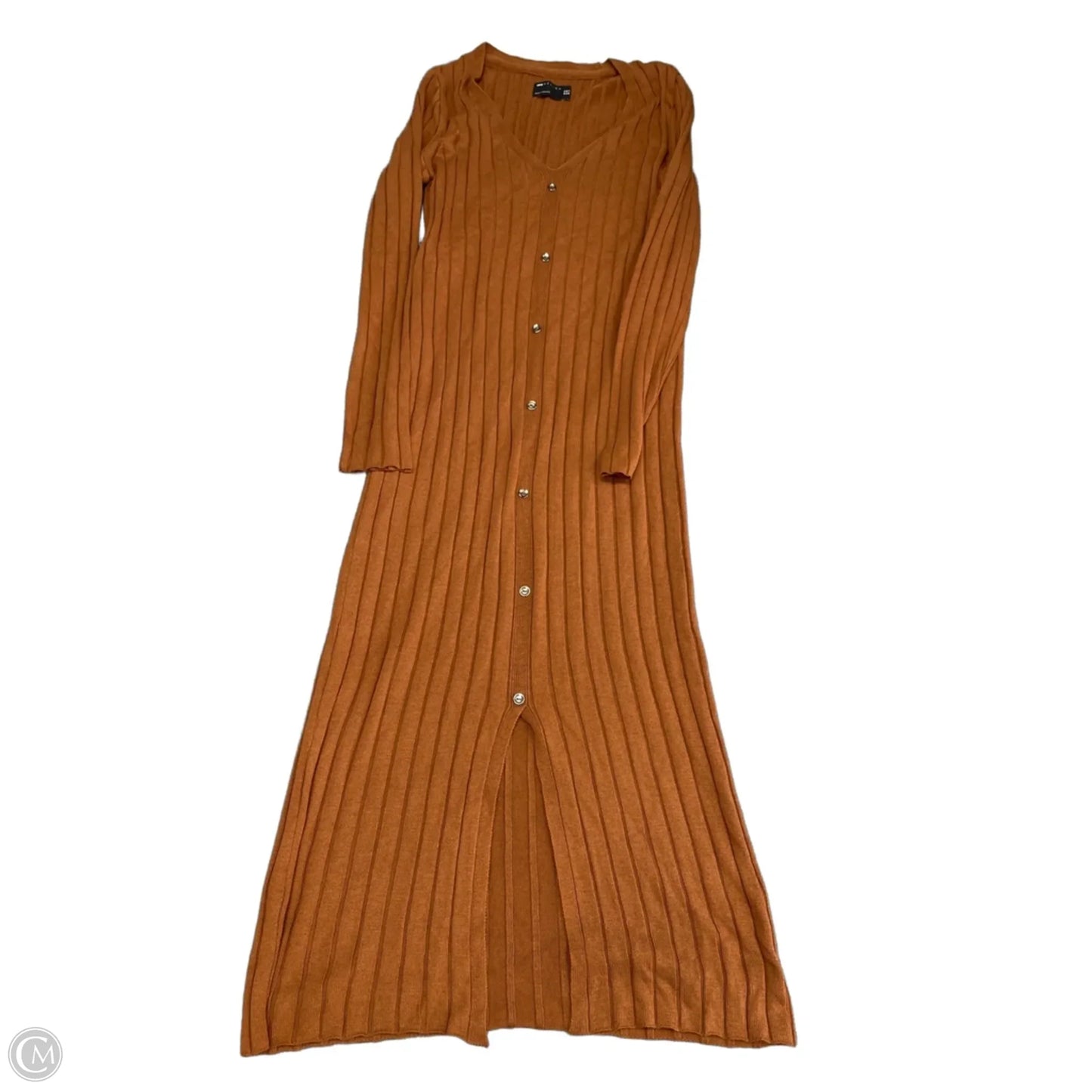 Dress Casual Midi By Asos In Brown, Size: 6