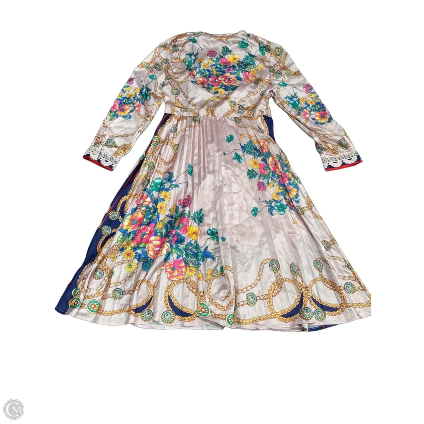 Dress Casual Midi By Cmb In Pink, Size: L