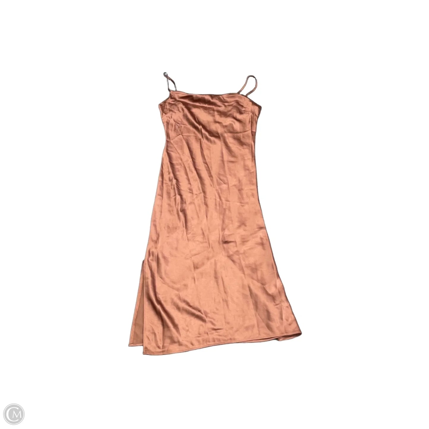 Dress Casual Midi By Express In Brown, Size: S