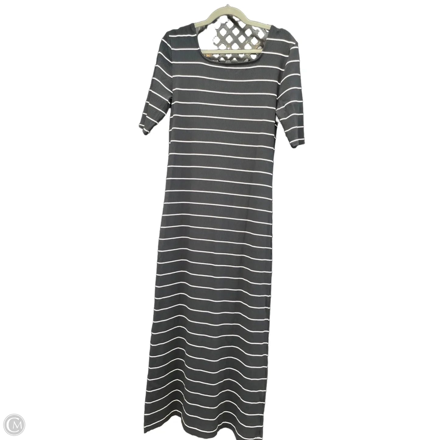 Dress Casual Midi By Lou And Grey In Black & White, Size: L