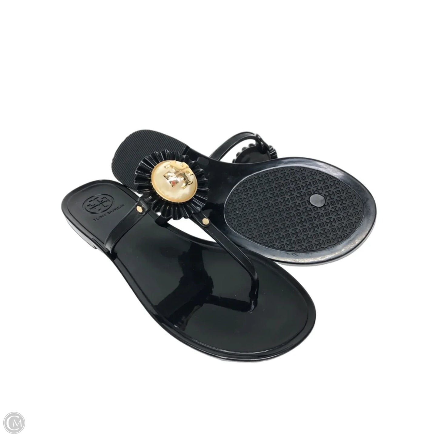 Sandals Designer By Tory Burch In Black, Size: 6