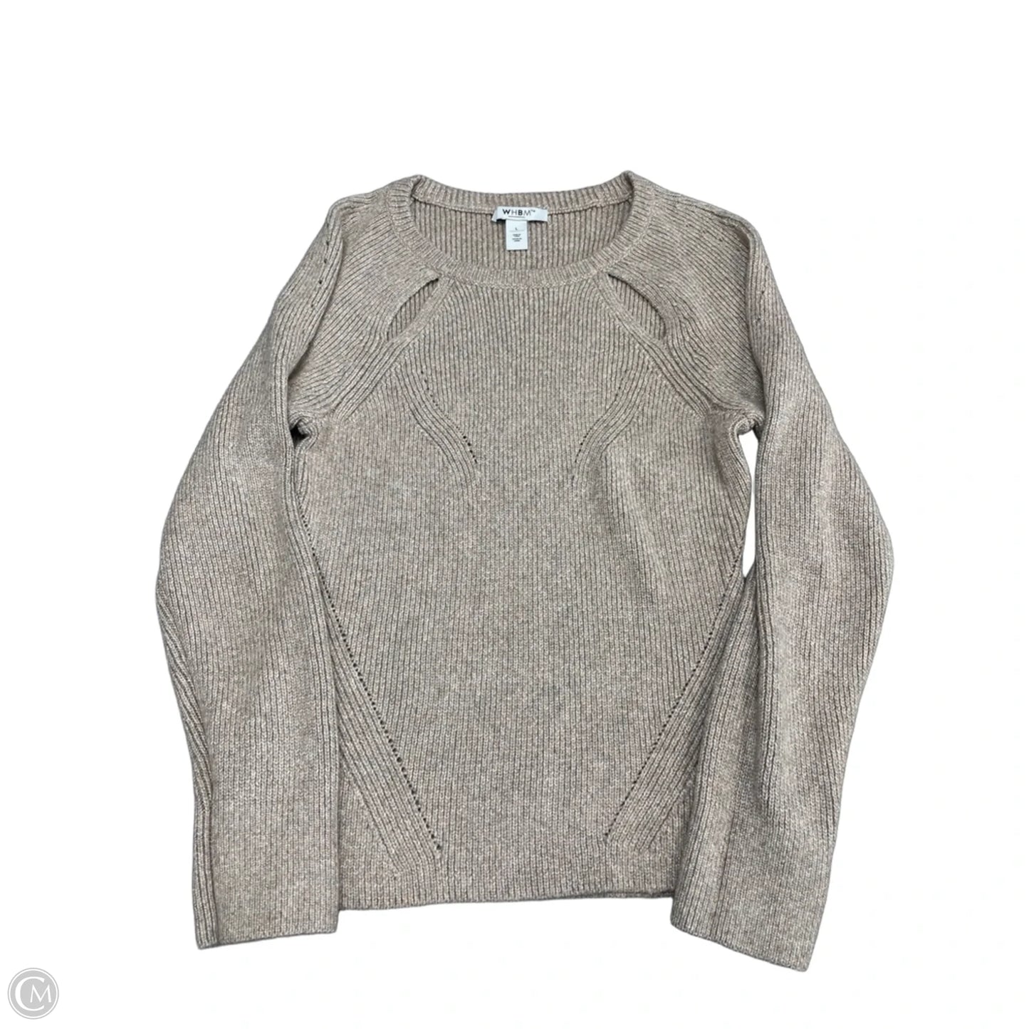 Sweater By White House Black Market In Cream, Size: L