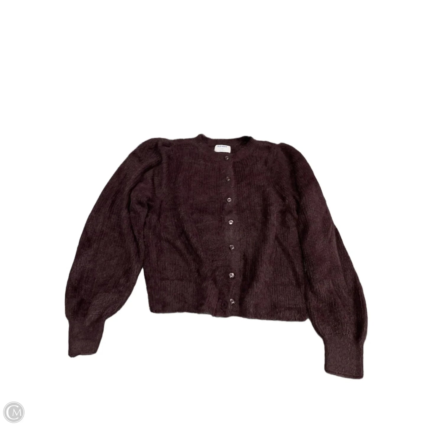 Sweater Cardigan By Old Navy In Purple, Size: L