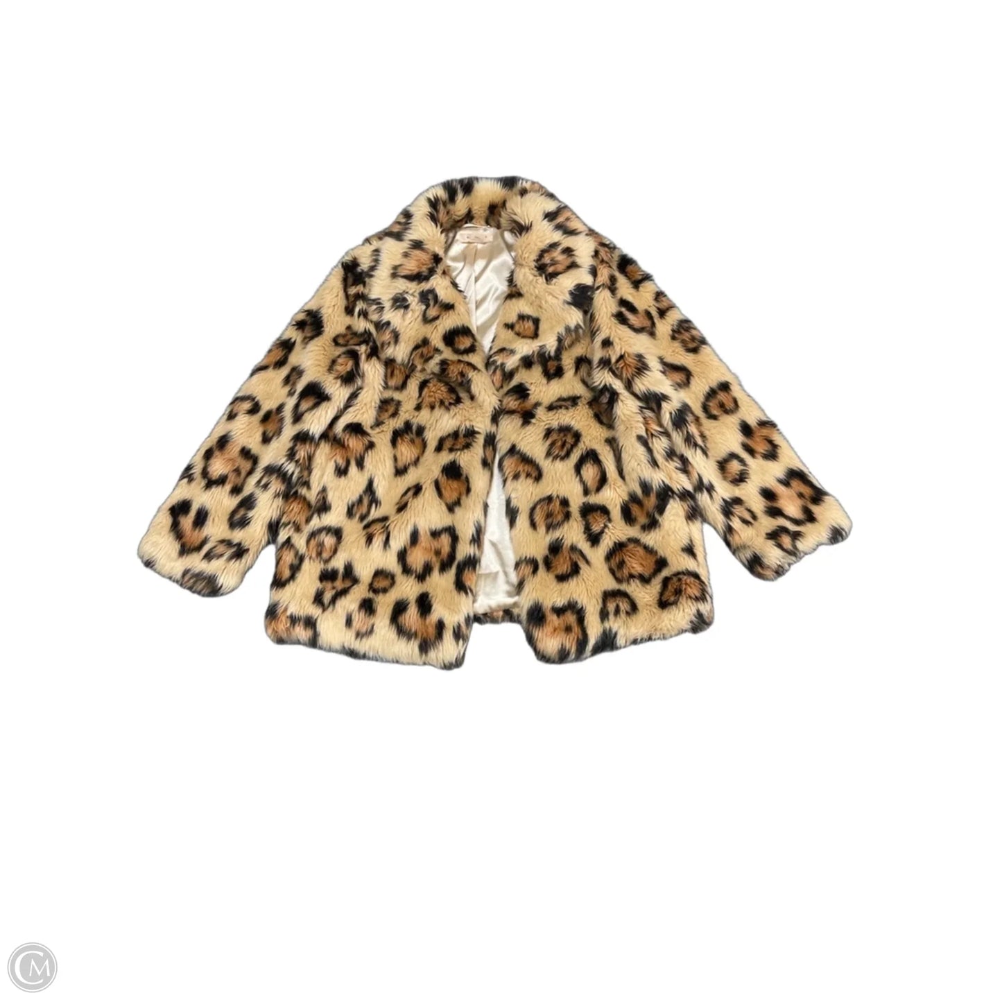 Jacket Faux Fur & Sherpa By Glamorous In Animal Print, Size: L