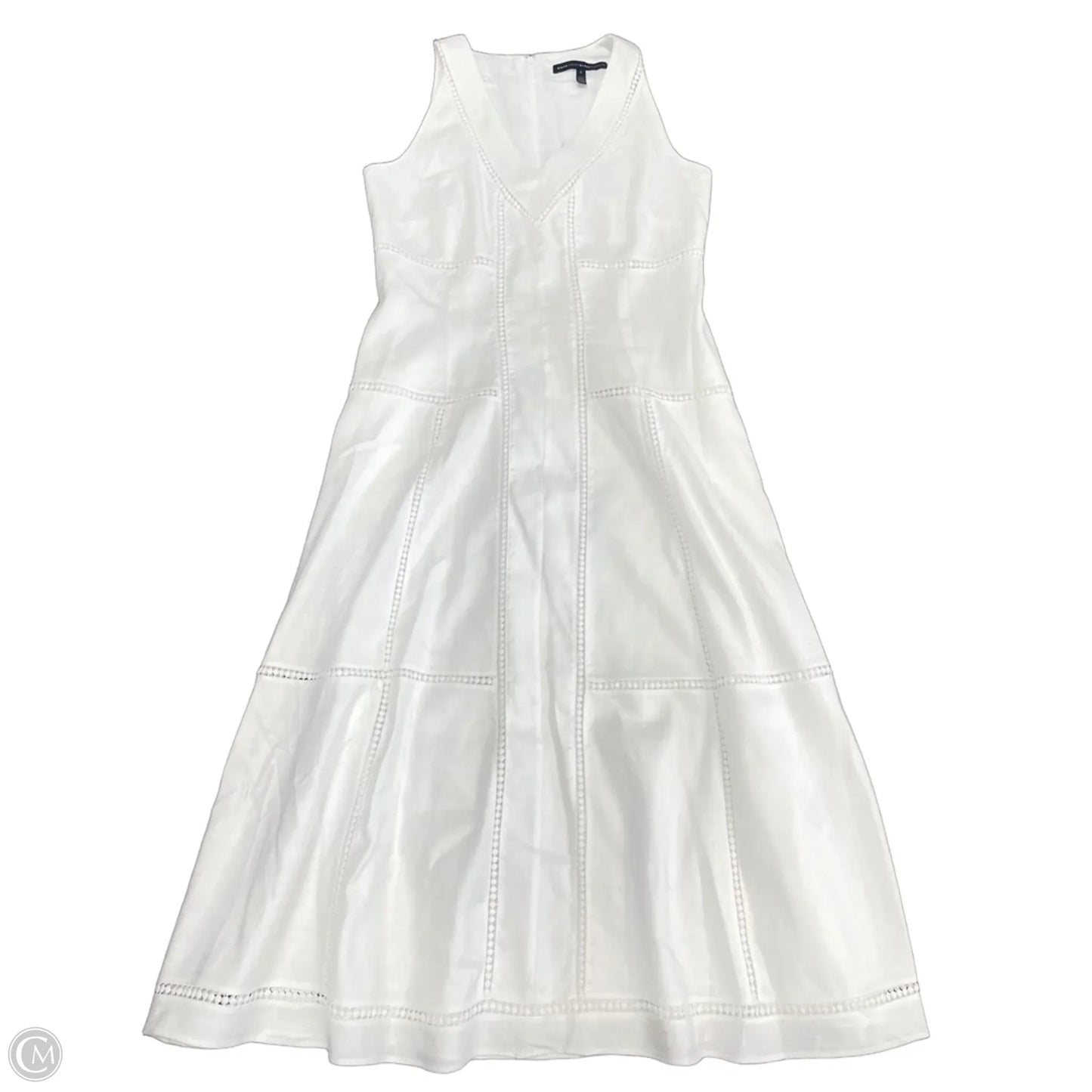 Dress Casual Midi By White House Black Market In White, Size: 4