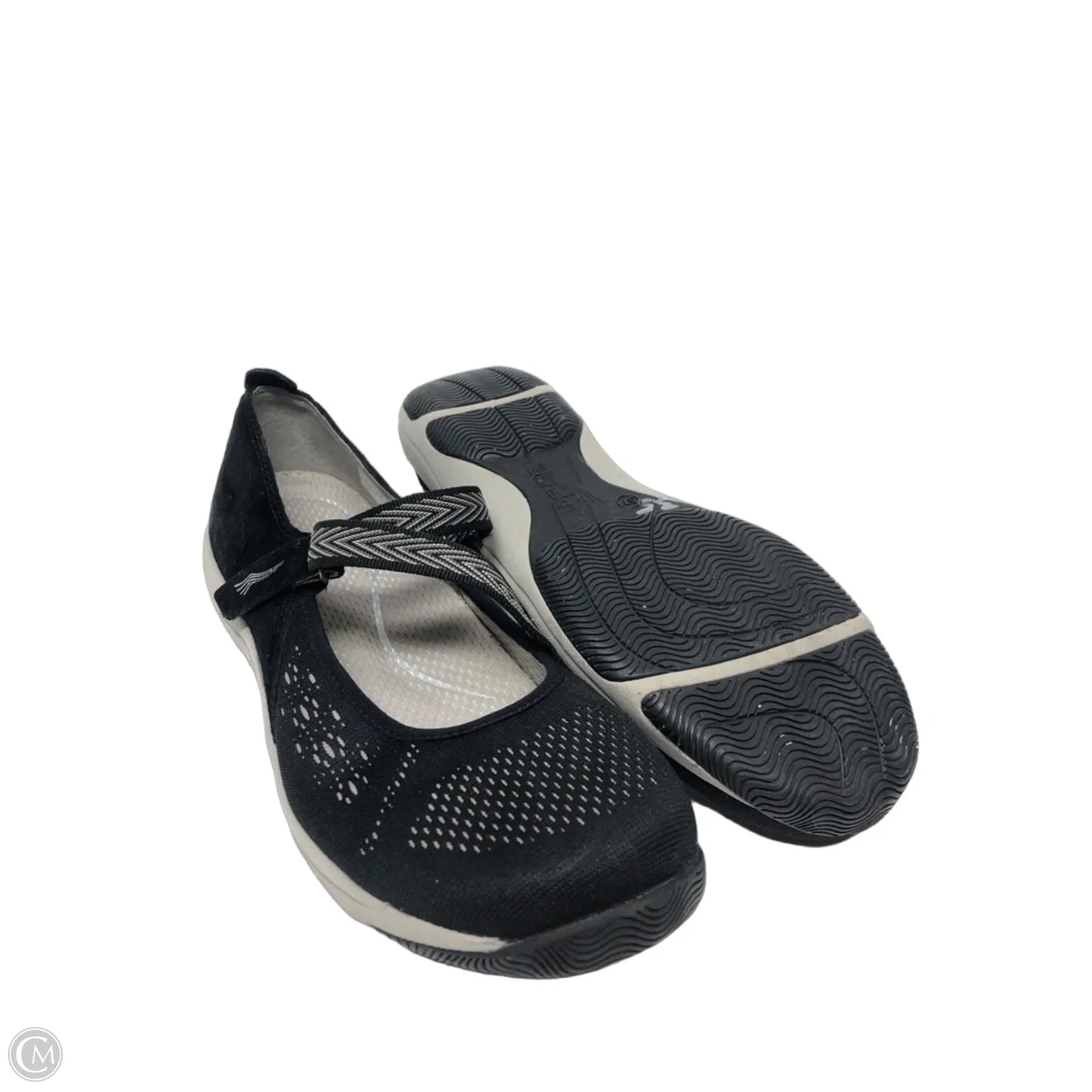 Shoes Flats By Dansko In Black & Grey, Size: 7
