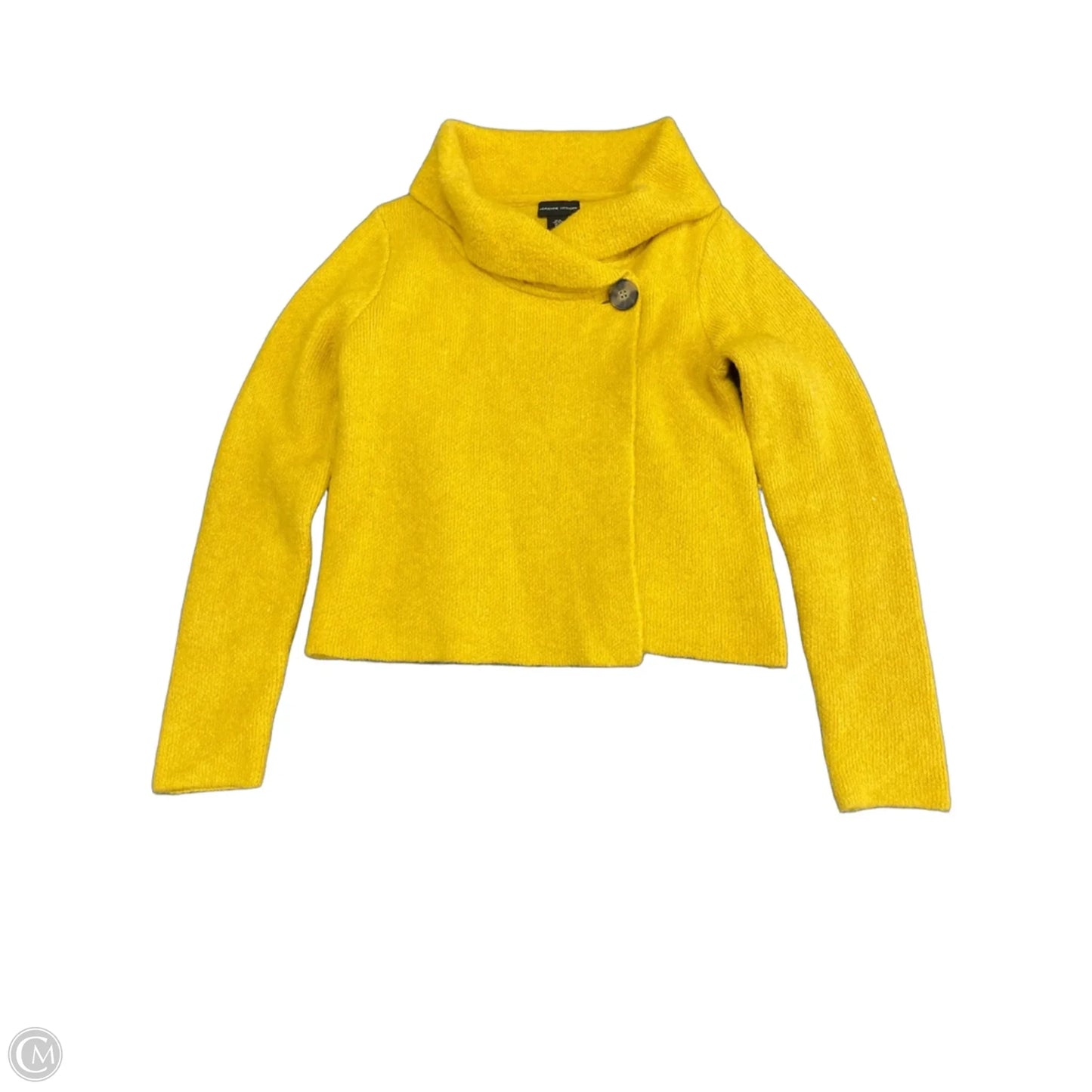 Sweater By Adrienne Vittadini In Yellow, Size: M