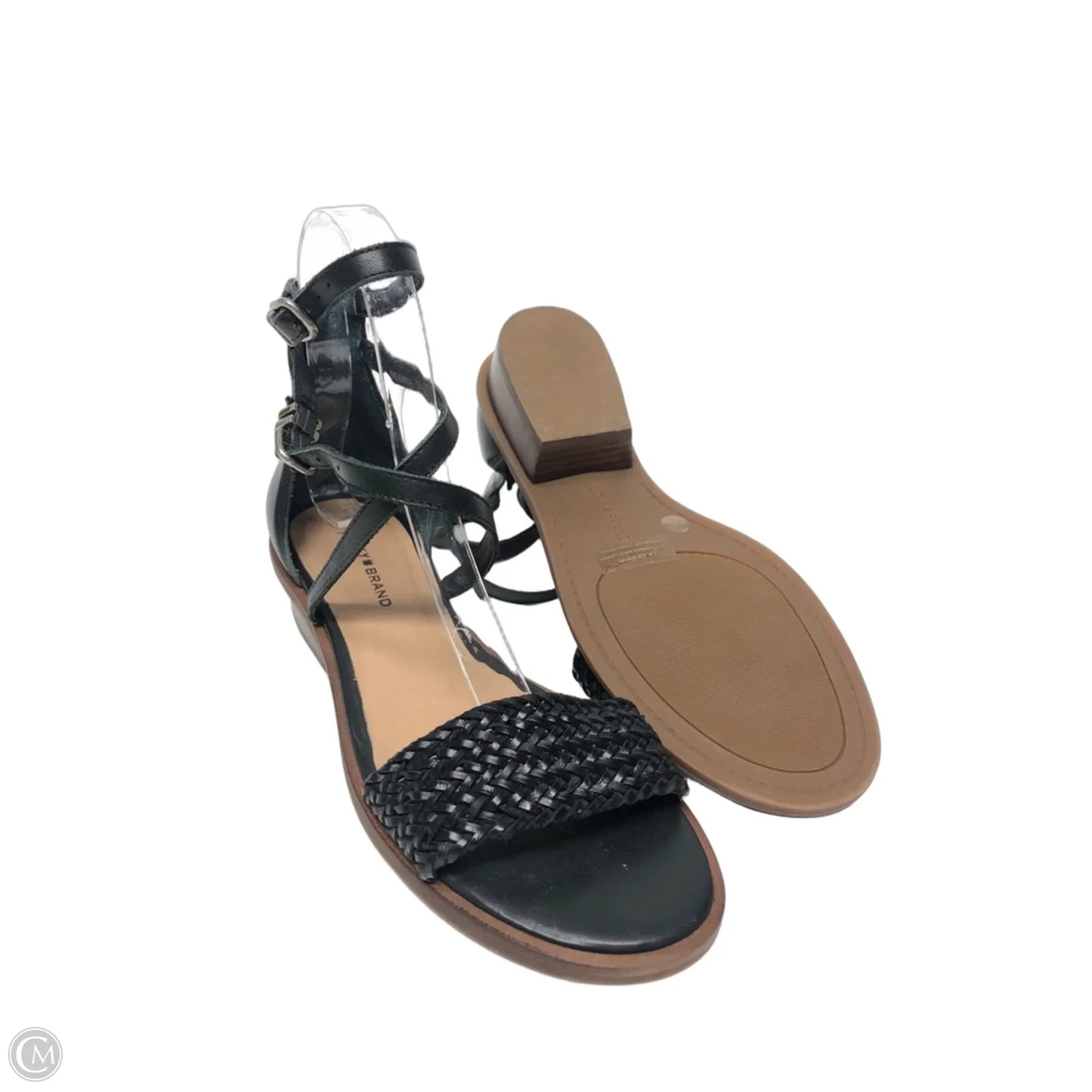 Sandals Flats By Lucky Brand In Black, Size: 6