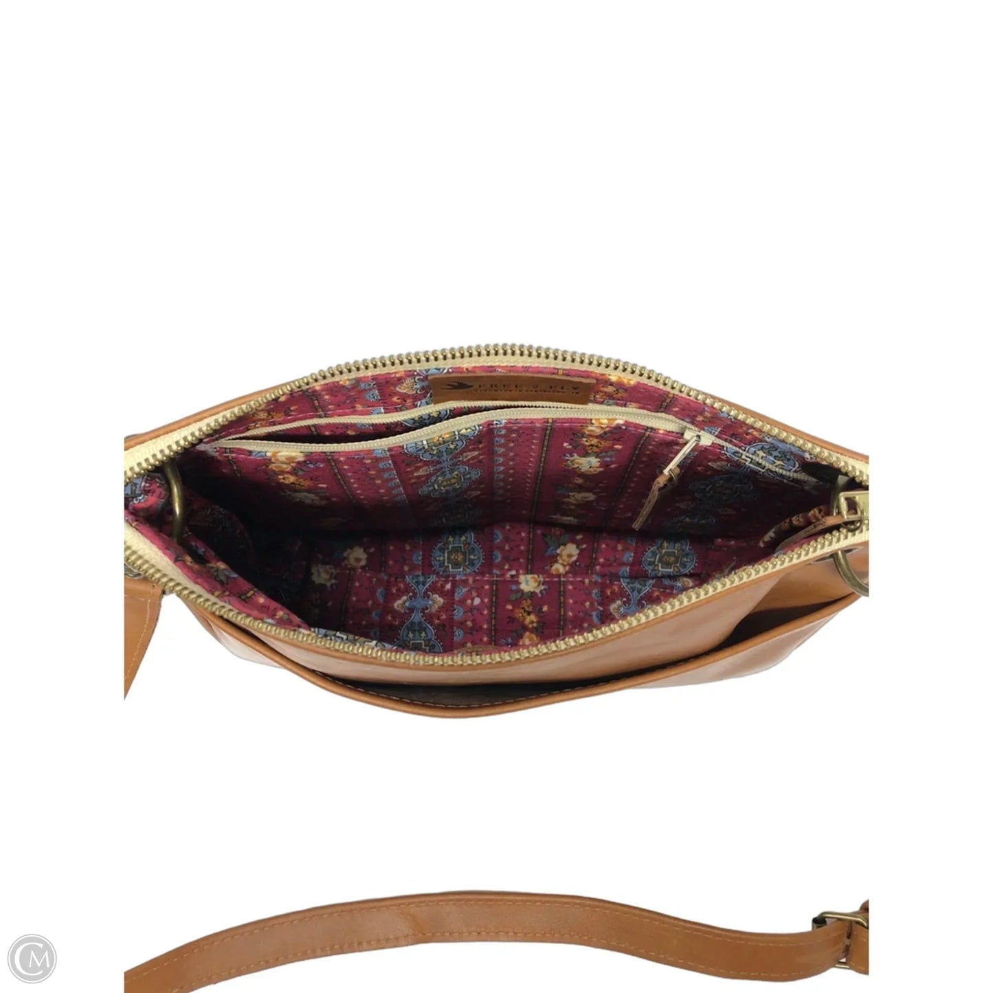 Crossbody Leather By Cmc, Size: Medium