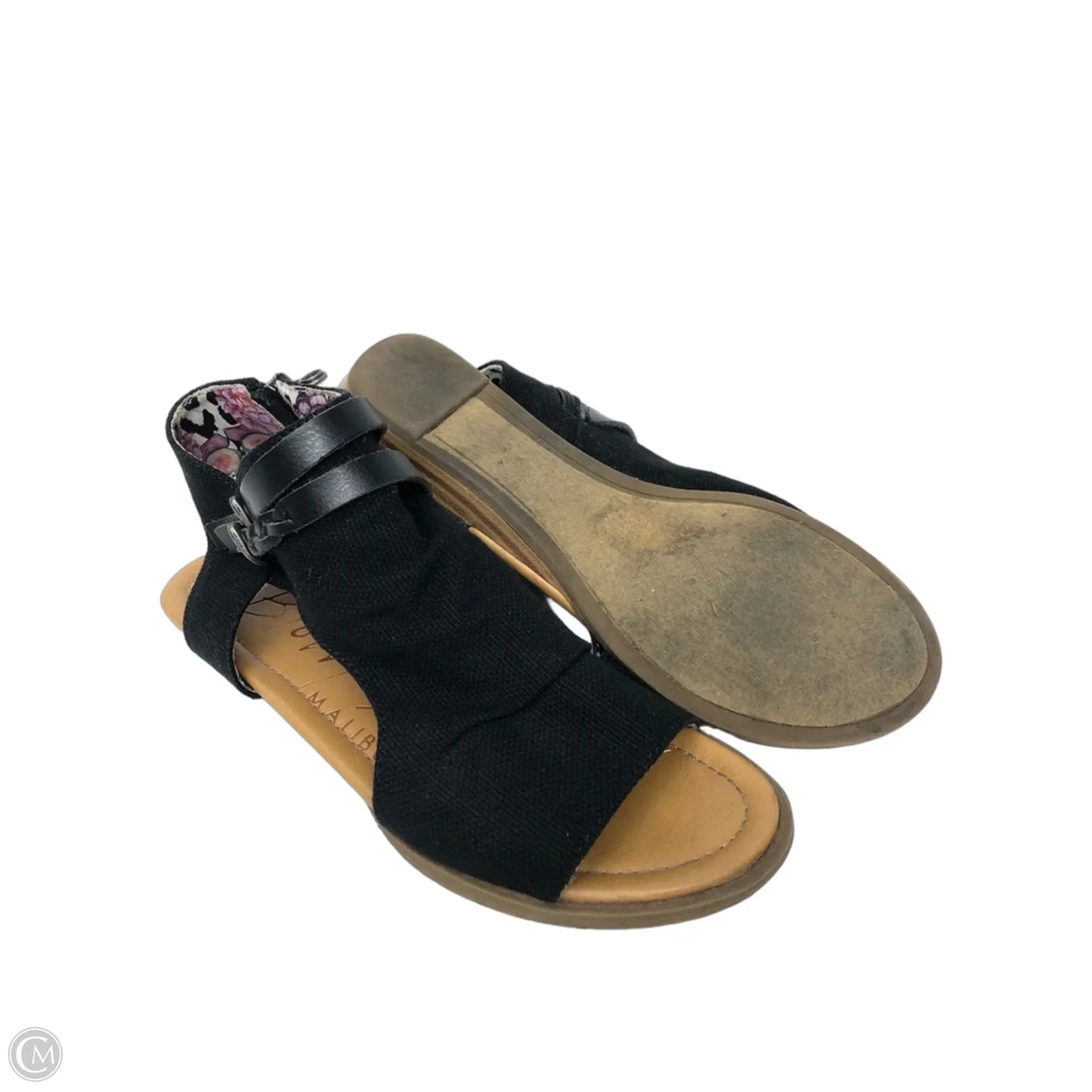 Sandals Flats By Blowfish In Black, Size: 7.5