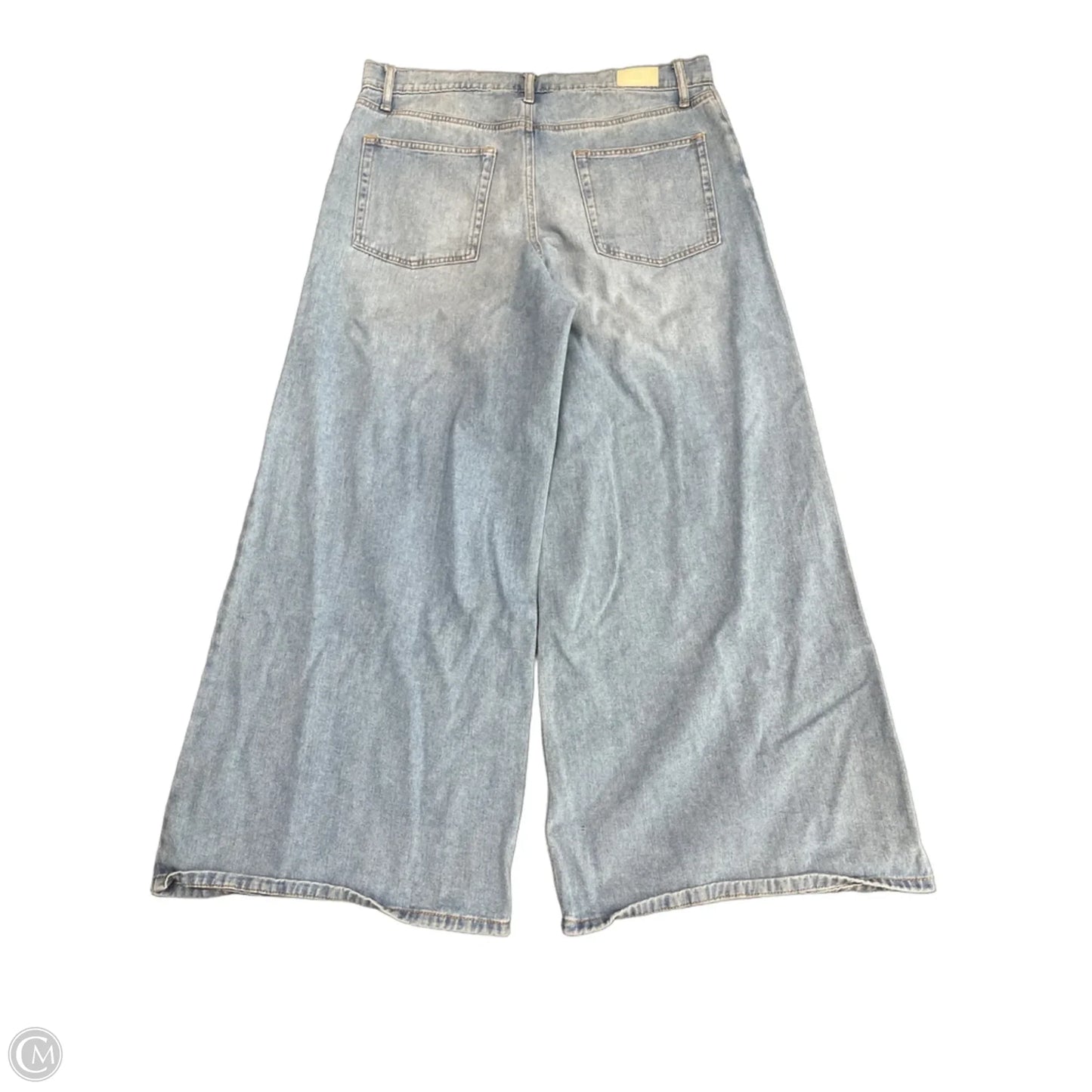 Jeans Wide Leg By Scoop In Blue Denim, Size: 10