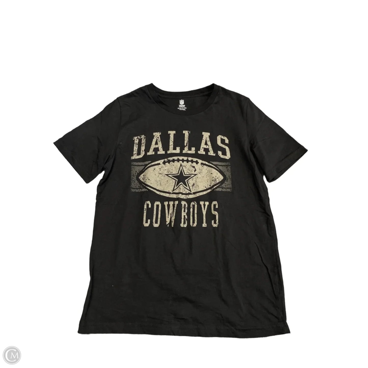 Top Short Sleeve By Nfl In Black, Size: Xl