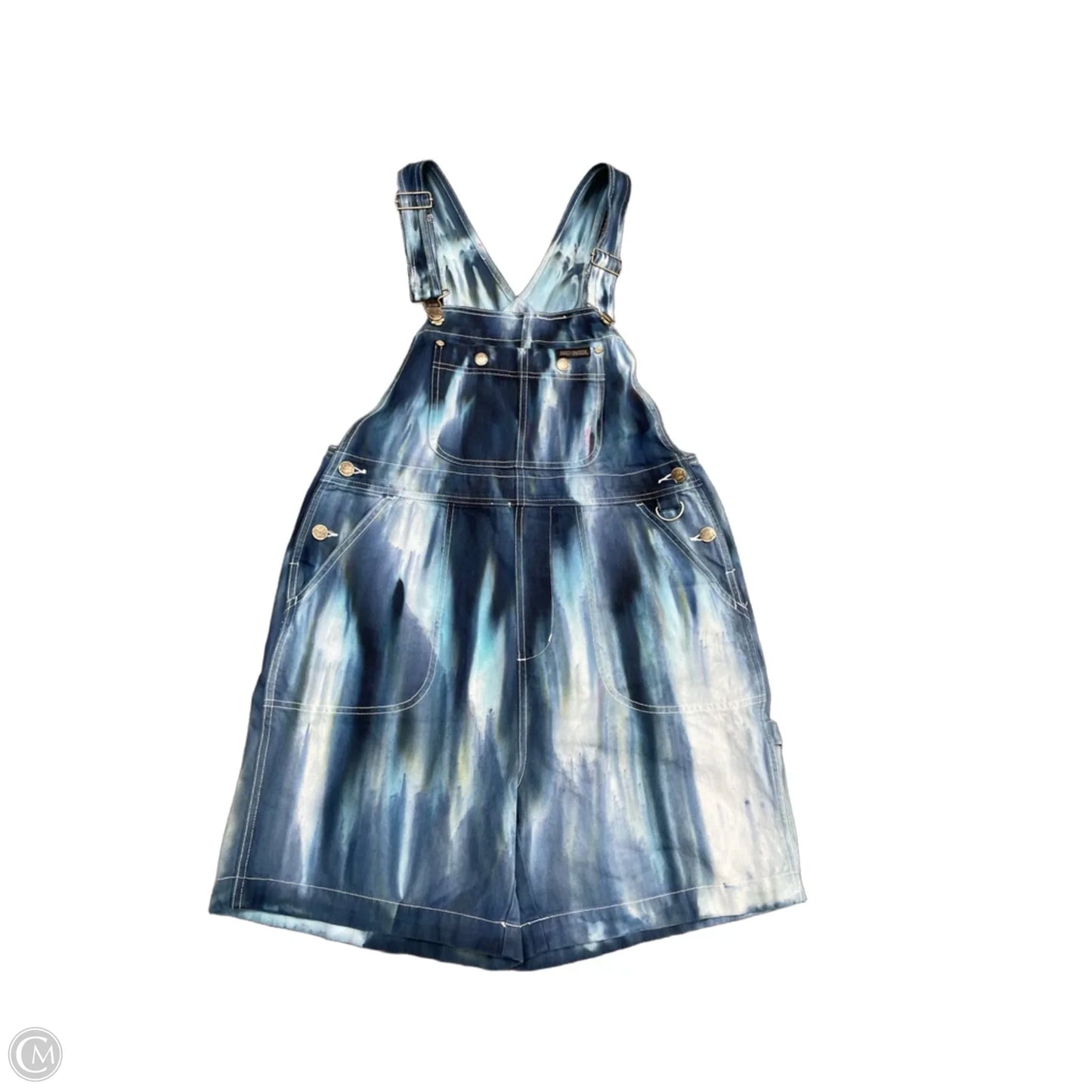 Shortalls By Harley Davidson In Tie Dye Print, Size: M