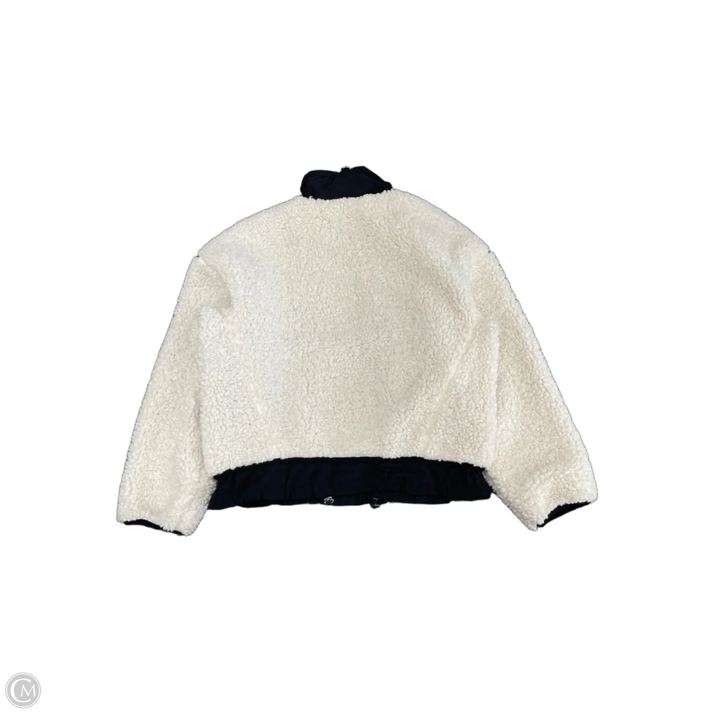 Jacket Fleece By Antonio Melani In Black & White, Size: Xs
