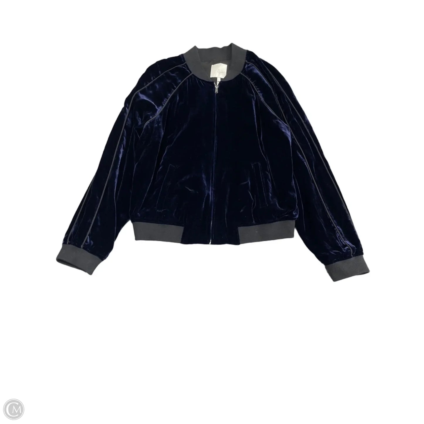 Jacket Other By Joie In Black & Blue, Size: L