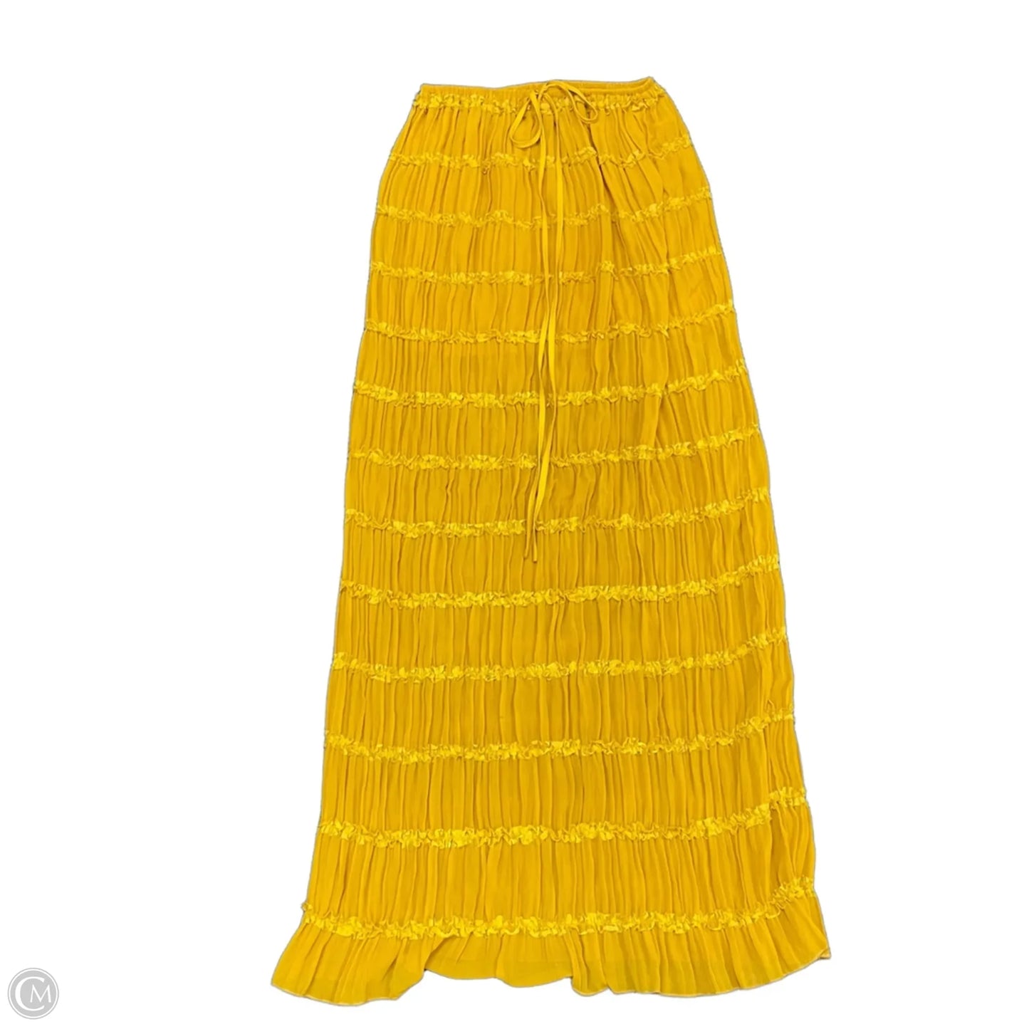 Skirt Set 2pc By Clothes Mentor In Yellow, Size: Xs