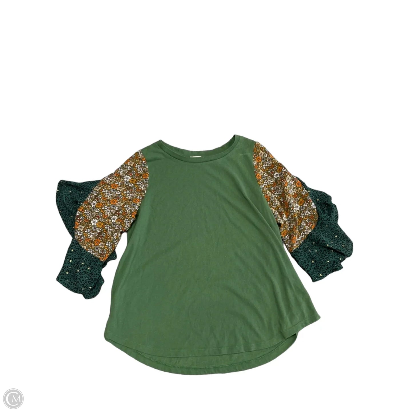 Top Short Sleeve By Umgee In Green, Size: S