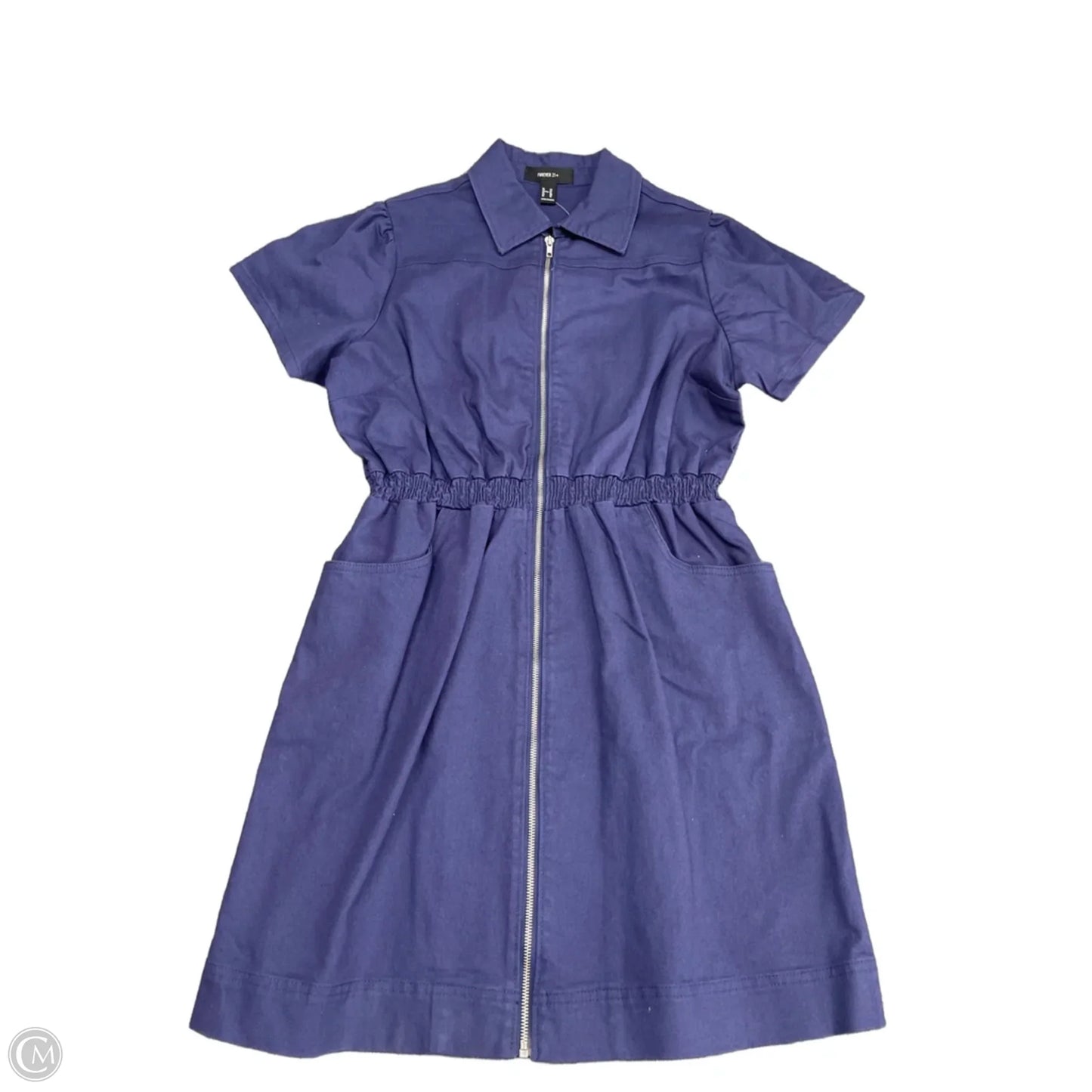 Dress Casual Short By Forever 21 In Navy, Size: Xl