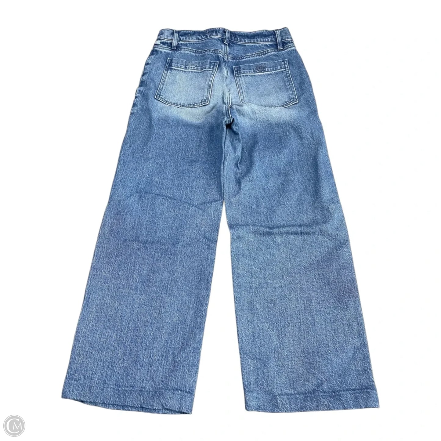 Jeans Straight By Loft In Blue Denim, Size: 0