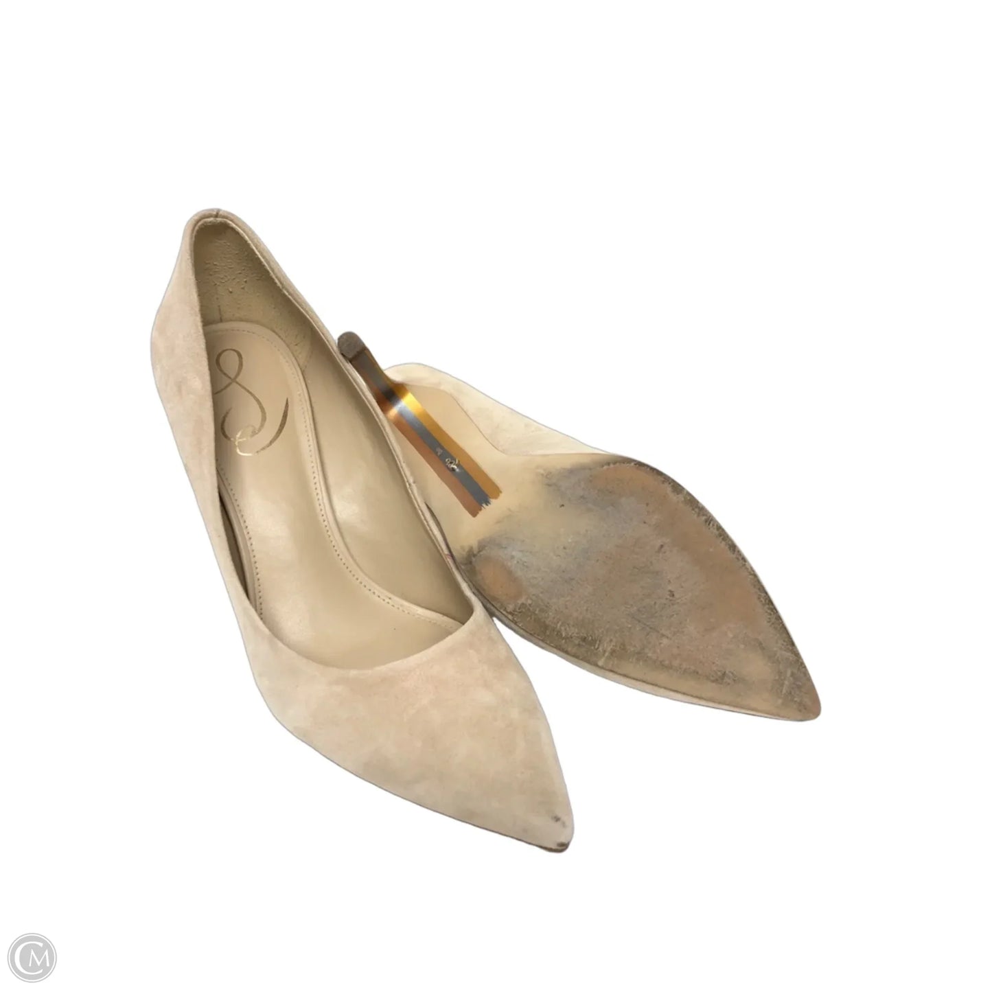 Shoes Heels Stiletto By Sam Edelman In Beige, Size: 8