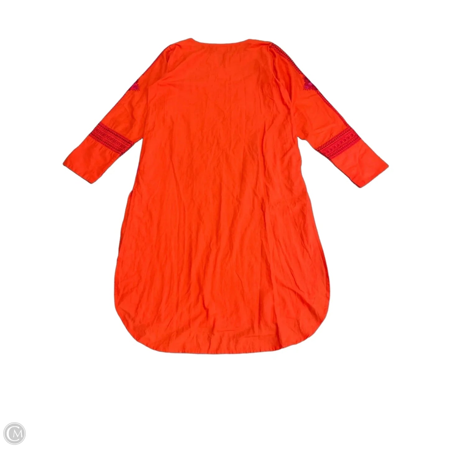 Dress Casual Midi By Cmb In Pink & Red, Size: 12
