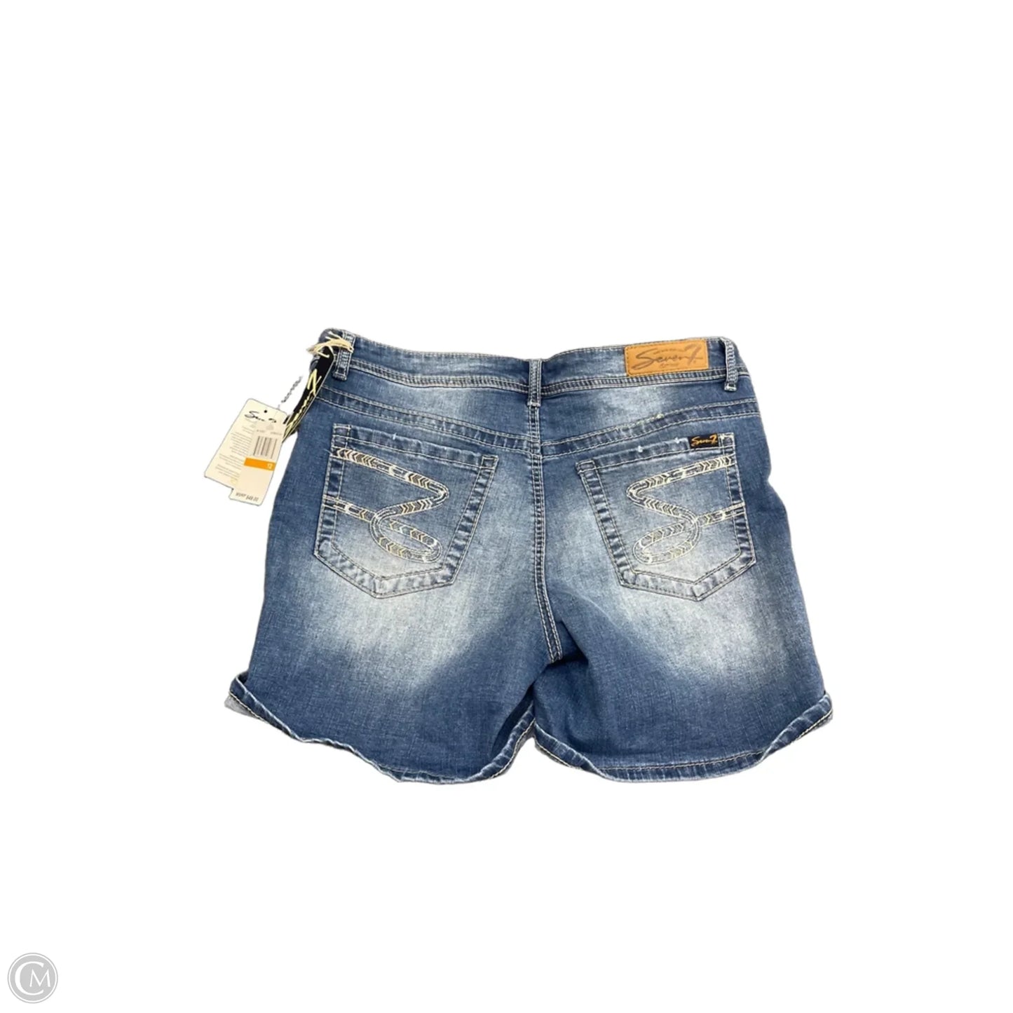 Shorts By Seven 7 In Blue Denim, Size: 12