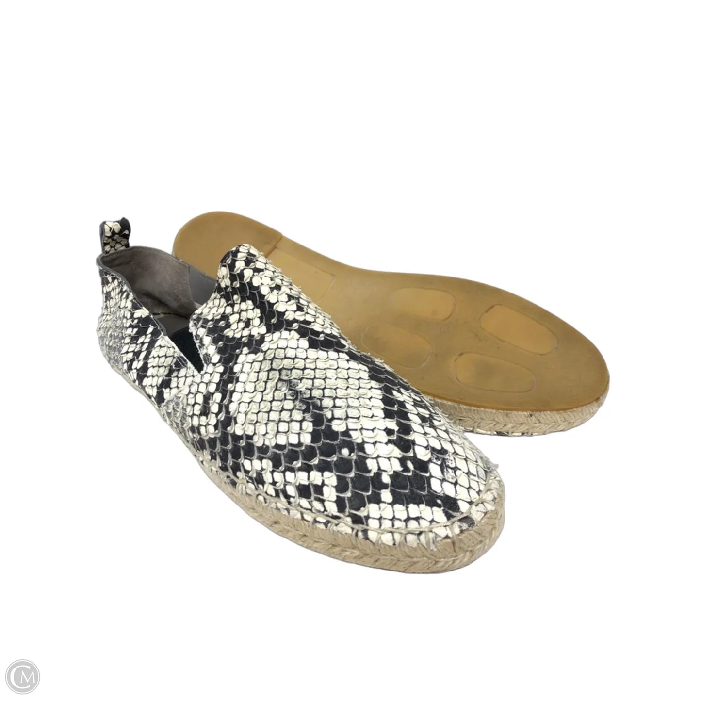 Shoes Flats By Vince In Snakeskin Print, Size: 8