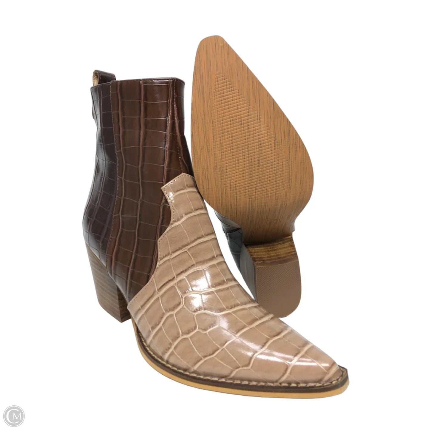 Boots Western By Cmc In Brown, Size: 8.5