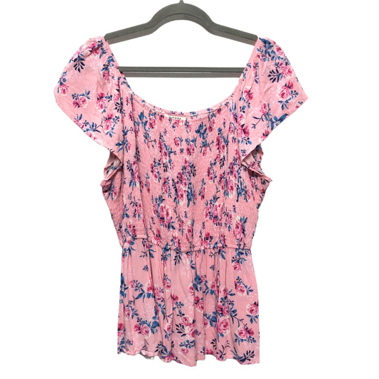 Top Short Sleeve By Andree By Unit  Size: 3x