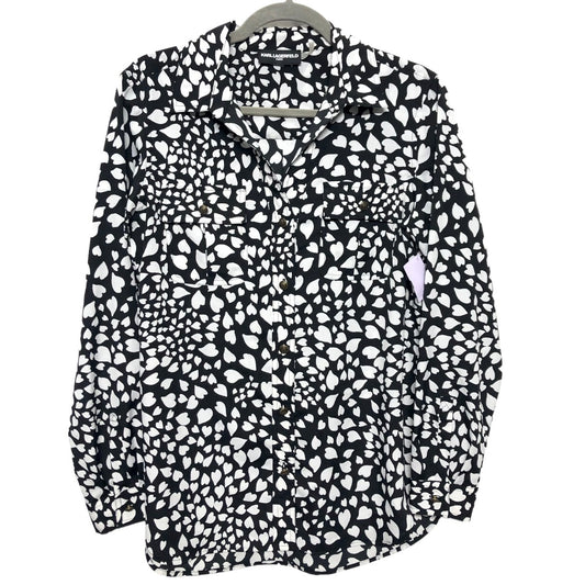 Blouse Long Sleeve By Karl Lagerfeld  Size: S