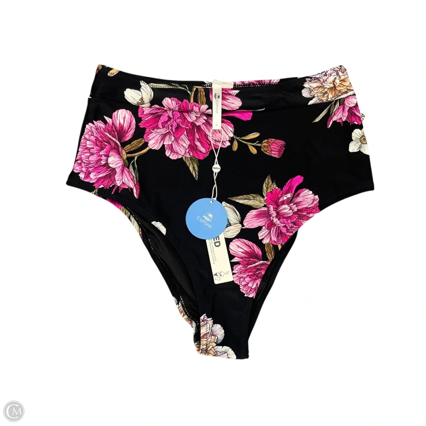 Swimsuit 2pc By Cupshe In Black & Pink, Size: S